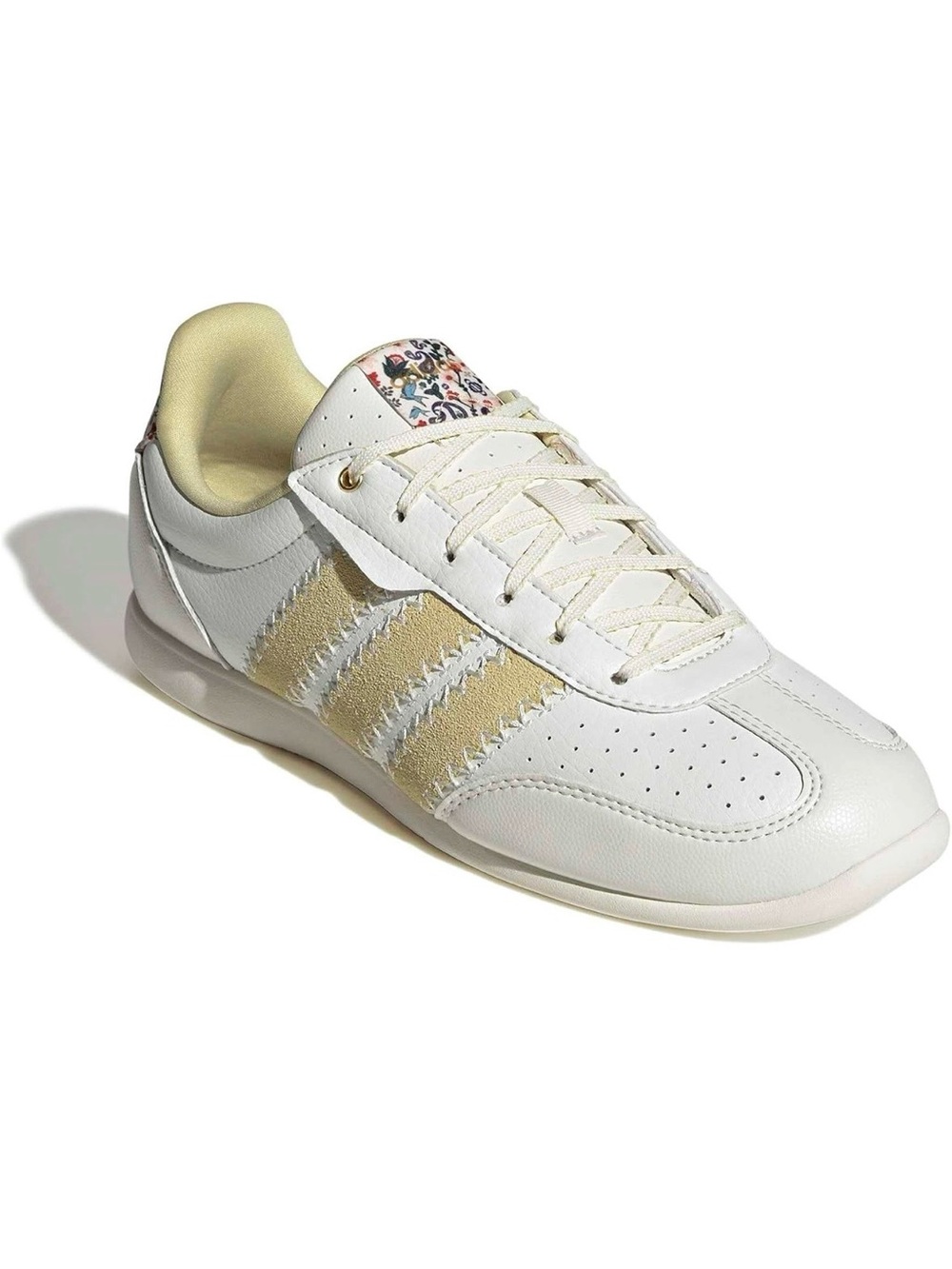 adidas Barreda Women's White Sneakers with Cream Stripes